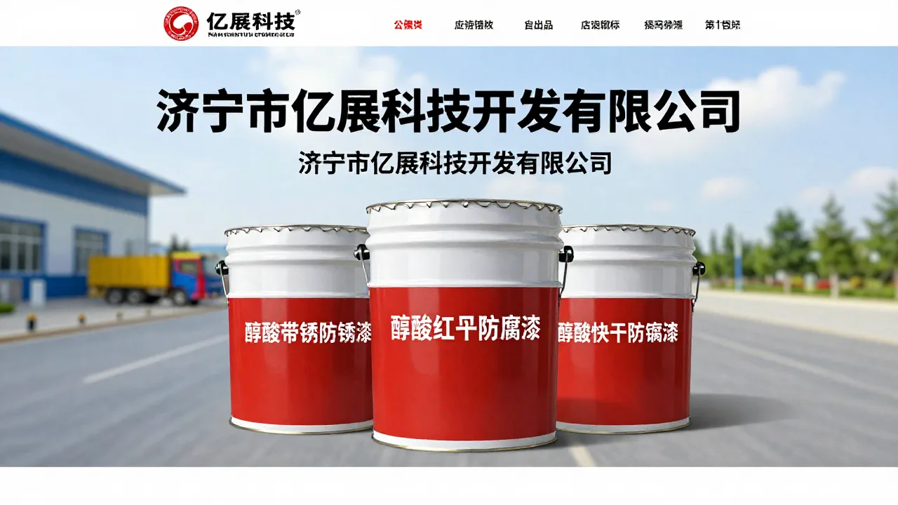 醇酸红丹防腐漆 首页主视觉